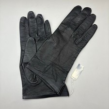 VTG Leather Gloves Black
