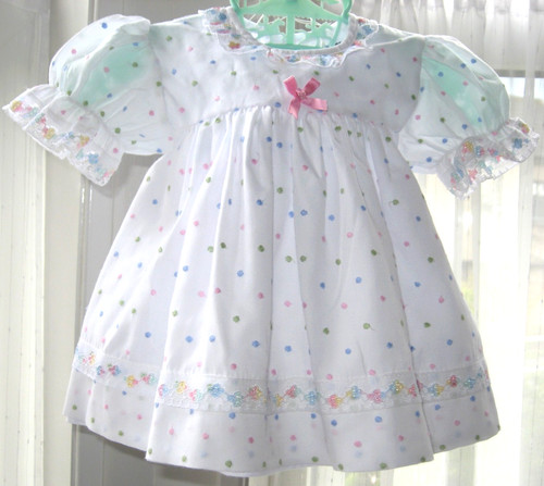 Vintage party frock ditsy - frock,