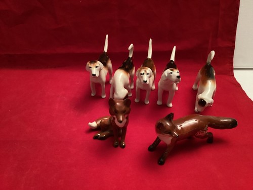 Beswick fox hounds small - beswick, &small
