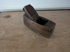 Vintage Collectable Coffin Wooden Hand Plane Carpentry Woodworking Tool