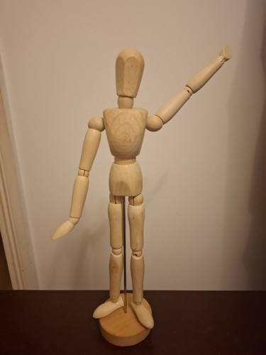 Wooden manikin - 12",