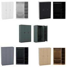 Wooden Wardrobe with 3 Modern
