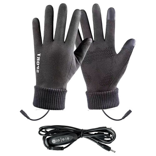 Electric plug heated gloves - in,
