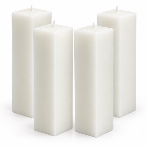 White square pillar - x,