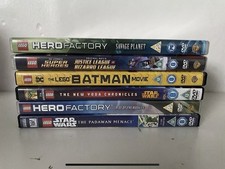 LEGO Movies & TV Series DVD's Joblot Bundle Hero Factory DC Super Hero’s BATMAN