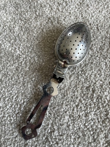 Vintage nutbrown hinged tea - vintage,