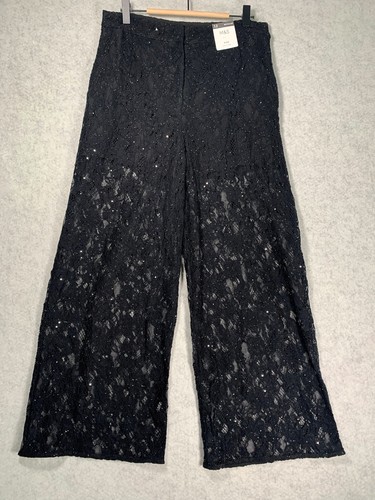 Black lace sequin - lace,