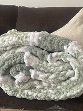 Sage Chunky Knitted