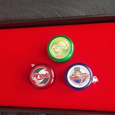 Pro yo Retro Yo-yo's Bubba Gump, Red pro yo, Green pro yo 3x yo yo's