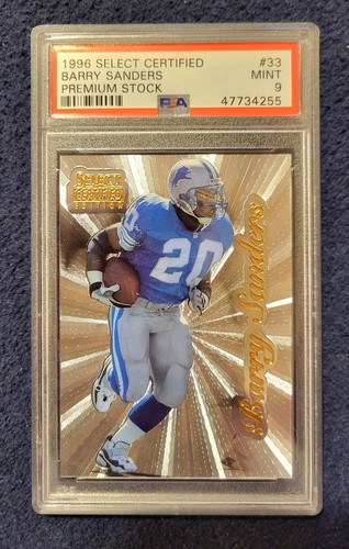 Barry sanders 1996 select - sanders,