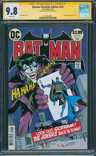Batman 251 facsimile cgc - ed.,