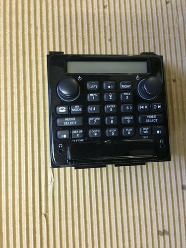 Rear audio control deck - audio, part