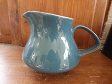 Poole Pottery Blue Moon Milk  Jug, blue green jug Vintage mid century