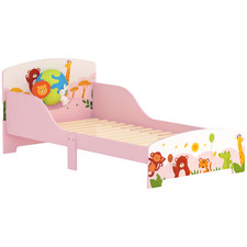 AIYAPLAY Toddler Bed, Cute Animal-Themed Kids Bed Frame, 143 x 77 x 60cm