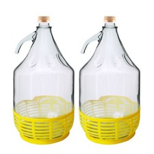 Winemaking bottle glass - winemaking, 5l