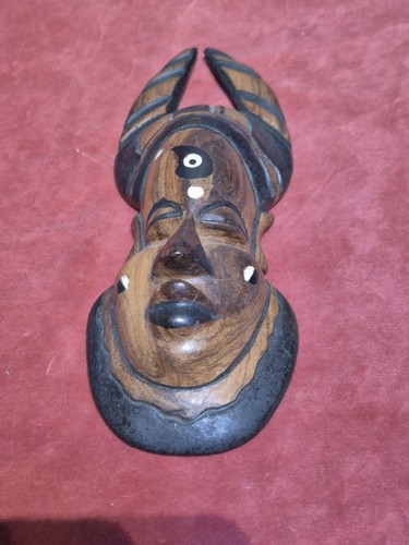Hand carved wooden african - wooden,