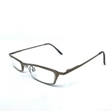 Oval Unisex Glasses Frames Gold Full Rim Metal Eyeglasses Spectacles Frame Only