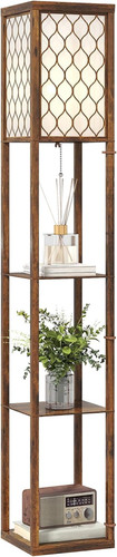 Floor lamp with shelves - floor,
