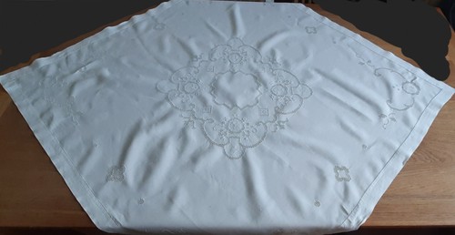 Vintage white linen - vintage,