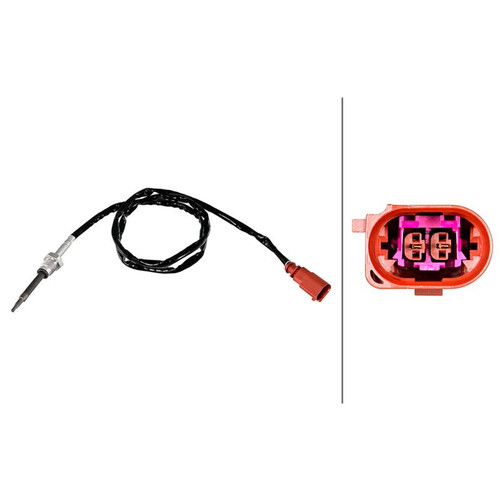 Hella exhaust gas - gas, temperature
