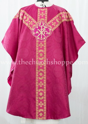 Dark rose gothic chasuble - dark,