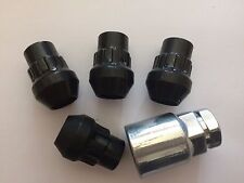 M12X1.25 BLACK ALLOY WHEELS