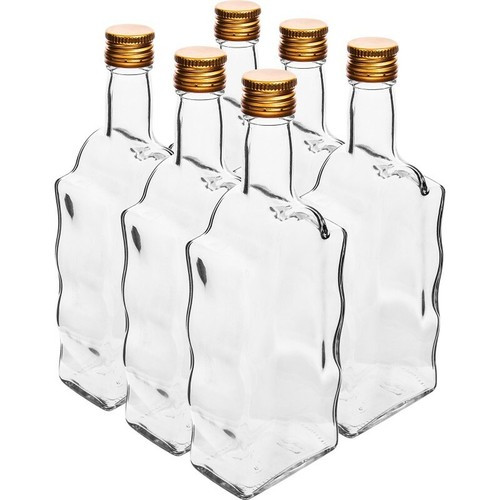 Glass bottles wave - glass, shape
