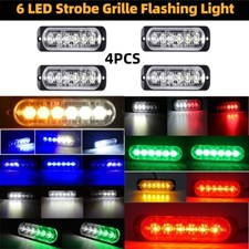 4pcs 6 LED Emergency Strobe