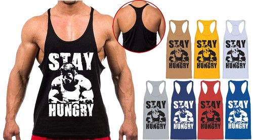 Mens gym muscle stringer vest - gym,