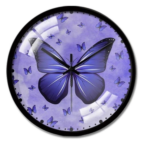 8inch purple butterfly plastic - 8inch,