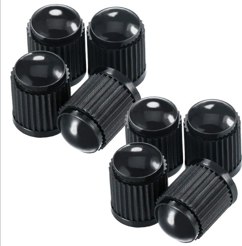 Dust air valve tyre - cap, black