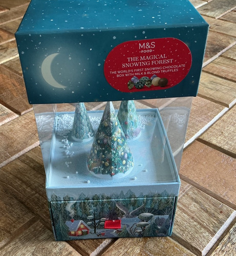 Magical snowing forest - m&s,