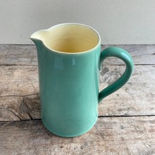 Large Vintage Denby Green Jug