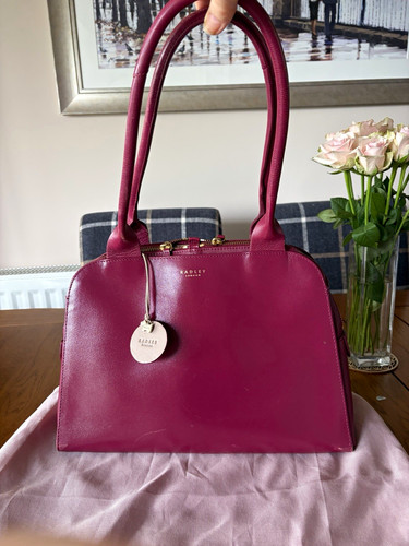 Radley burgundy leather - burgundy,