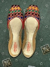 Handcrafted Women Shoes Pakistani Indian Punjabi Jutti UK 6