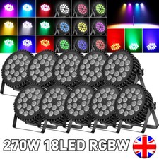 10X270W LED 18 RGBW Wash Par