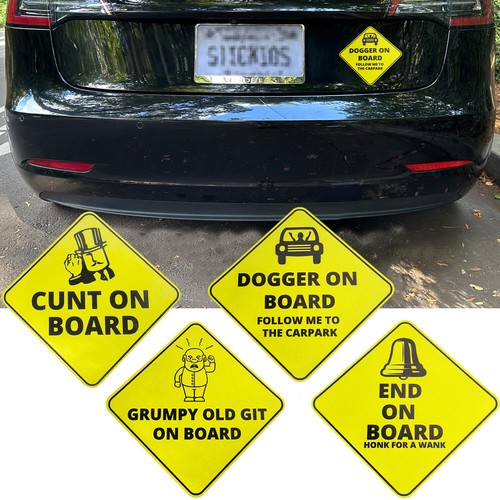 Bumper stickers funny novelty - funny,