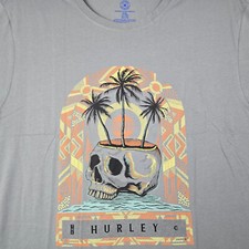 Hurley Shirt Mens 2XL XXL Gray
