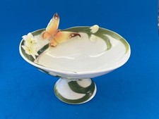 Graff Porcelain Butterfly Bowl with a Stand