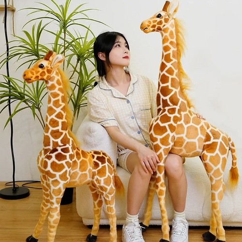 Soft giraffe plush toy cute - plush,