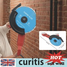 3KW Diamond Electric Wall Chaser Slotter Circular Saw Concrete Stone Cutter UK