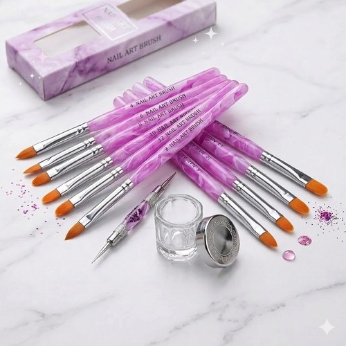 7pcs nail brush - nail, acrylic