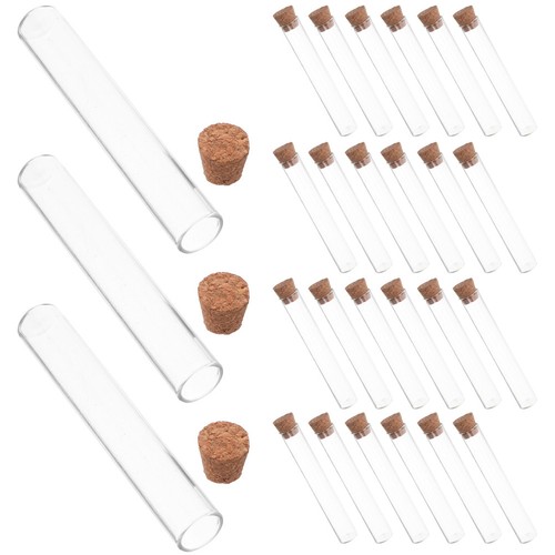 Pcs glass tube vials empty - 40,