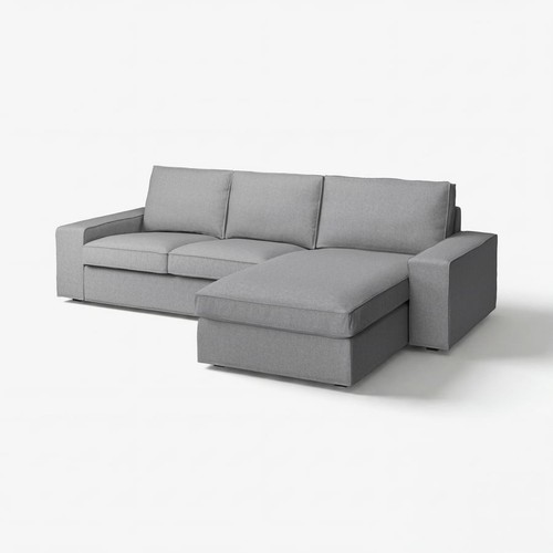 Ikea kivik grey sofa seater - sofa, 3