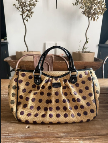 Lulu guinness straw polka dot - guinness,