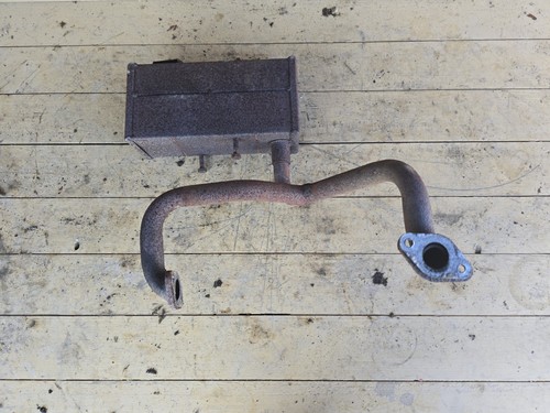Ride mower lawn - on, exhaust