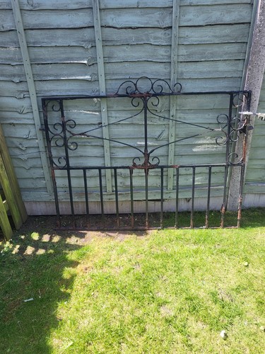 Single victorian iron gate - victorian,