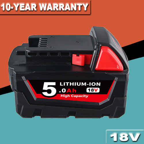 18v 0ah extended capacity - 5.0ah,