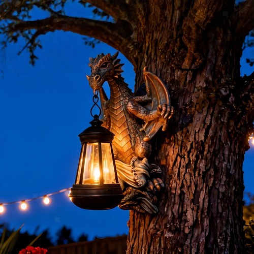Garden dragon statue with - statue,