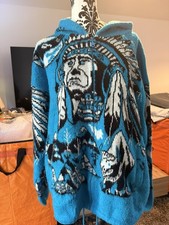 Chief Wolf Mens Wool Zip Up